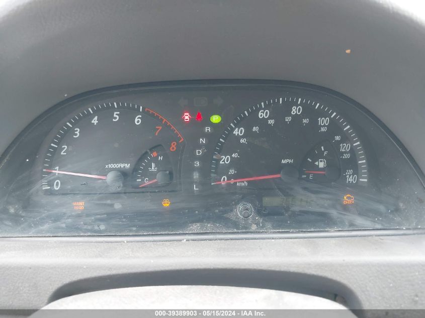 2004 Toyota Camry Le V6 VIN: 4T1BF32K54U569220 Lot: 39389903