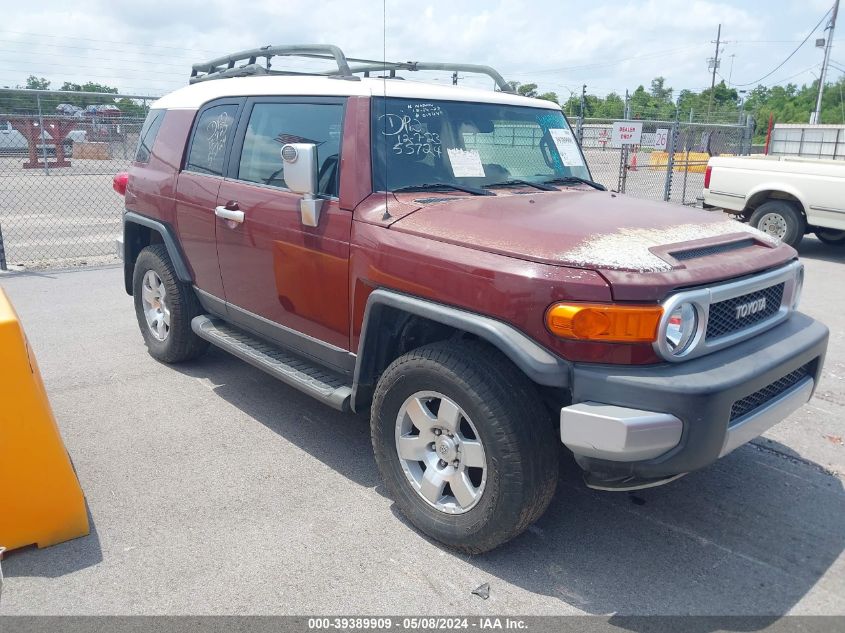 2008 Toyota Fj Cruiser VIN: JTEZU11F680019647 Lot: 39389909