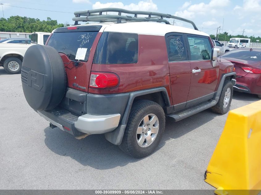 2008 Toyota Fj Cruiser VIN: JTEZU11F680019647 Lot: 39389909