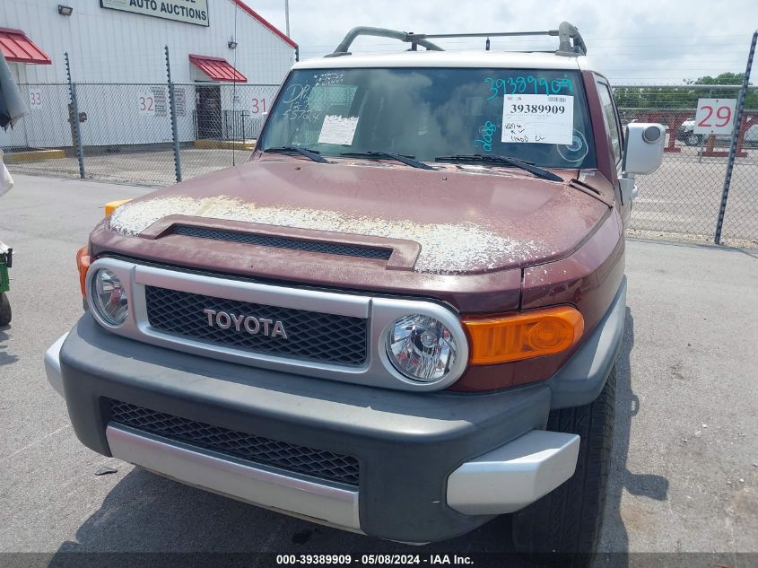 2008 Toyota Fj Cruiser VIN: JTEZU11F680019647 Lot: 39389909