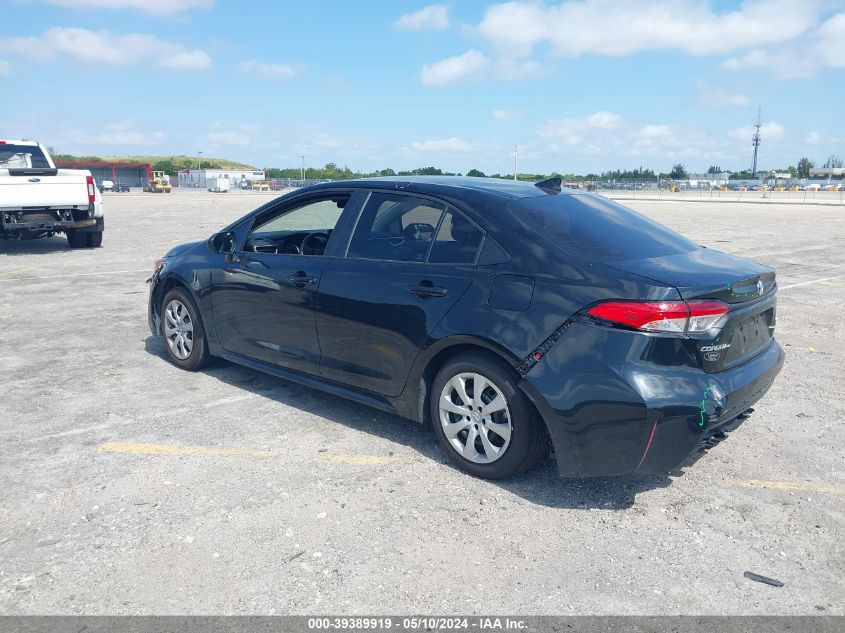 2022 Toyota Corolla Le VIN: 5YFEPMAE2NP361830 Lot: 39389919