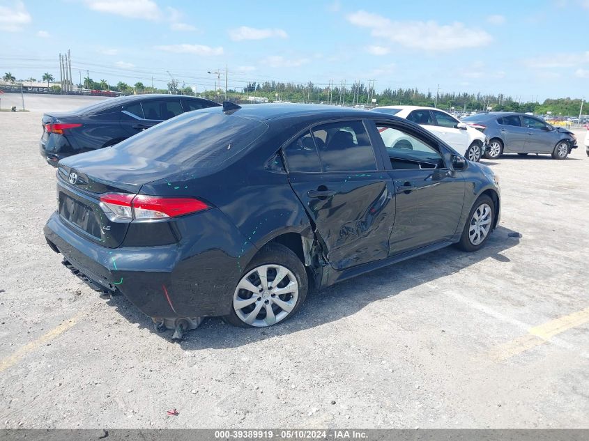 2022 Toyota Corolla Le VIN: 5YFEPMAE2NP361830 Lot: 39389919