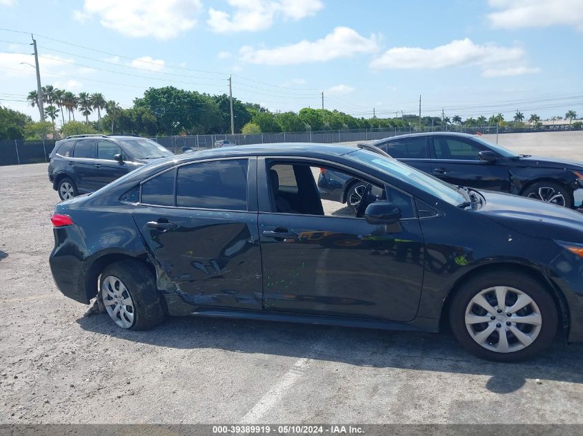 2022 Toyota Corolla Le VIN: 5YFEPMAE2NP361830 Lot: 39389919