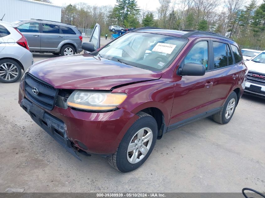 2009 Hyundai Santa Fe Gls VIN: 5NMSG73D79H295221 Lot: 39389939