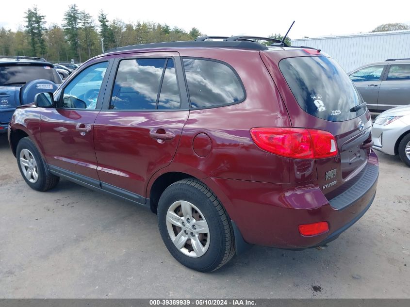 2009 Hyundai Santa Fe Gls VIN: 5NMSG73D79H295221 Lot: 39389939