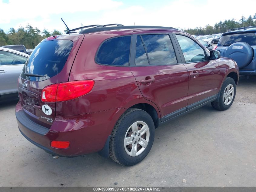 2009 Hyundai Santa Fe Gls VIN: 5NMSG73D79H295221 Lot: 39389939