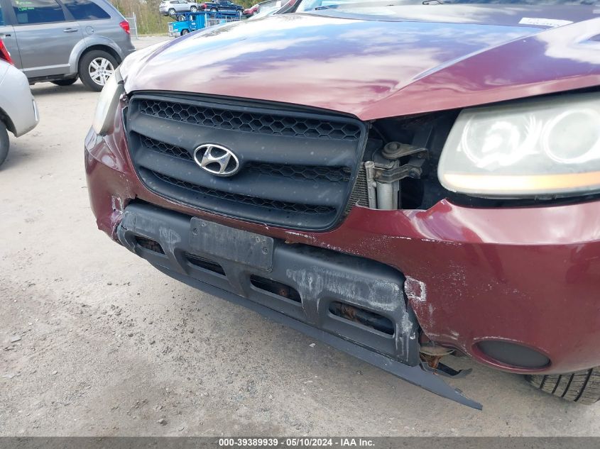 2009 Hyundai Santa Fe Gls VIN: 5NMSG73D79H295221 Lot: 39389939