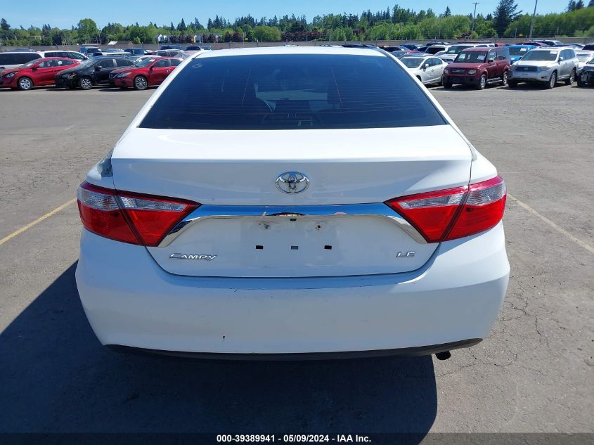 2015 Toyota Camry Le VIN: 4T4BF1FK4FR490113 Lot: 39389941