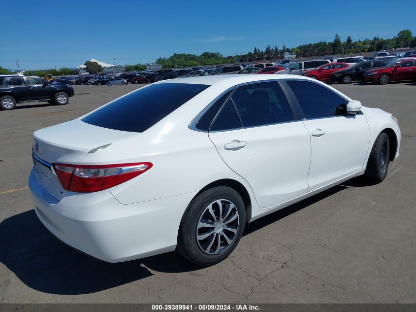 2015 Toyota Camry Le VIN: 4T4BF1FK4FR490113 Lot: 39389941