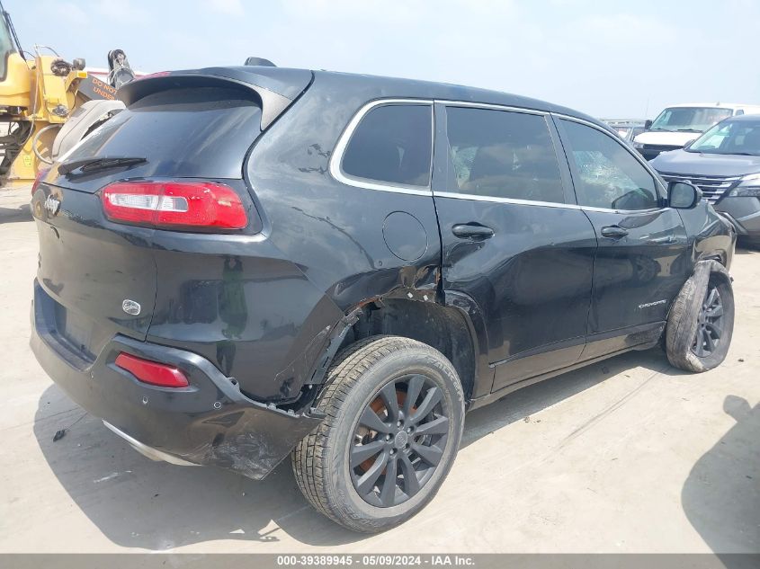 2016 Jeep Cherokee Overland VIN: 1C4PJMJS1GW314511 Lot: 39389945