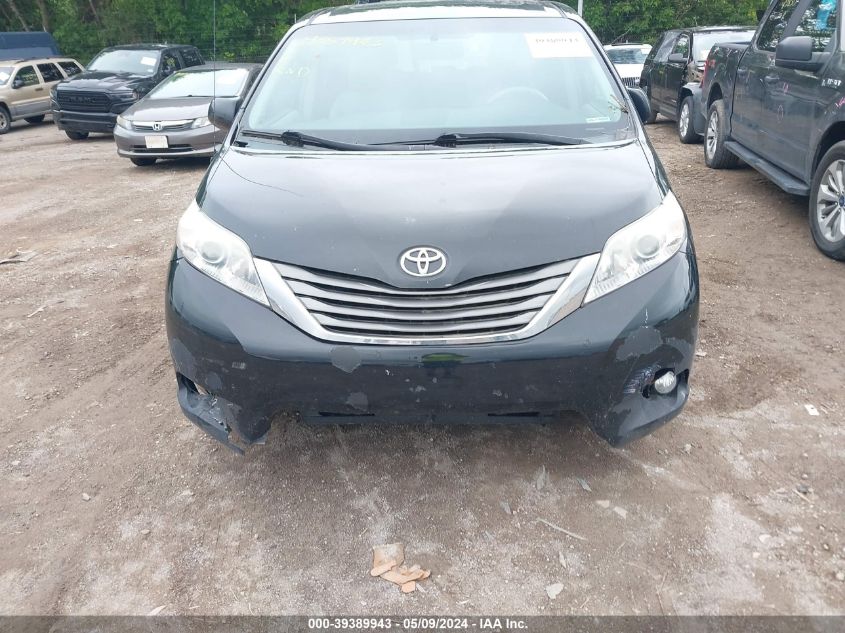 2012 Toyota Sienna Xle V6 8 Passenger VIN: 5TDYK3DC9CS265889 Lot: 39389943