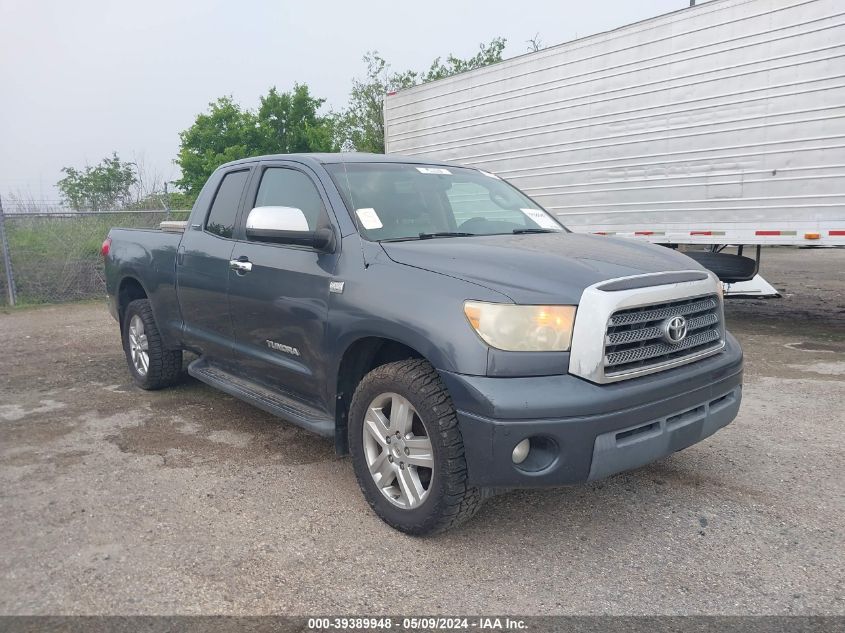 2007 Toyota Tundra Limited 4.7L V8 VIN: 5TFRT58187X001682 Lot: 39389948