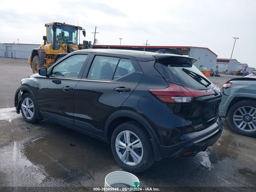 VIN 3N1CP5BV8NL497682 2022 NISSAN KICKS S XTRONIC CVT