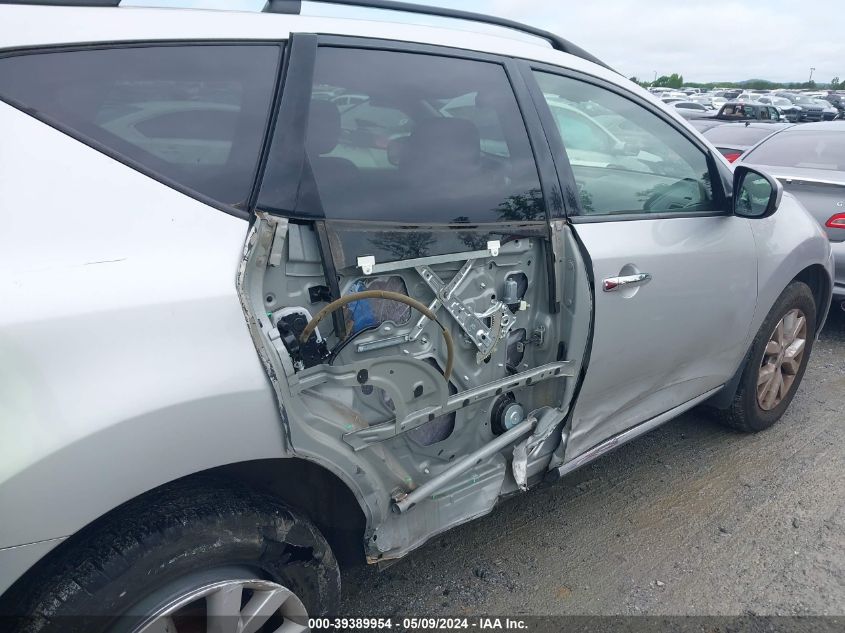 2013 Nissan Murano Sv VIN: JN8AZ1MU9DW213453 Lot: 39389954