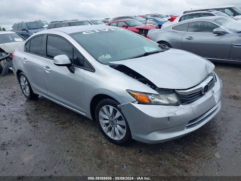 2012 Honda Civic Lx VIN: 19XFB2F54CE352335 Lot: 39389958