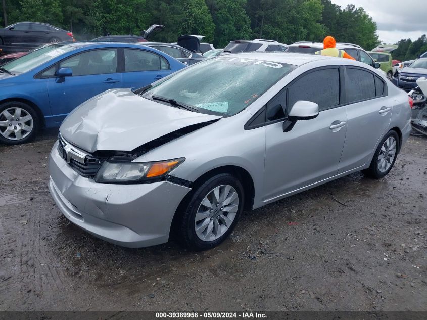 2012 Honda Civic Lx VIN: 19XFB2F54CE352335 Lot: 39389958