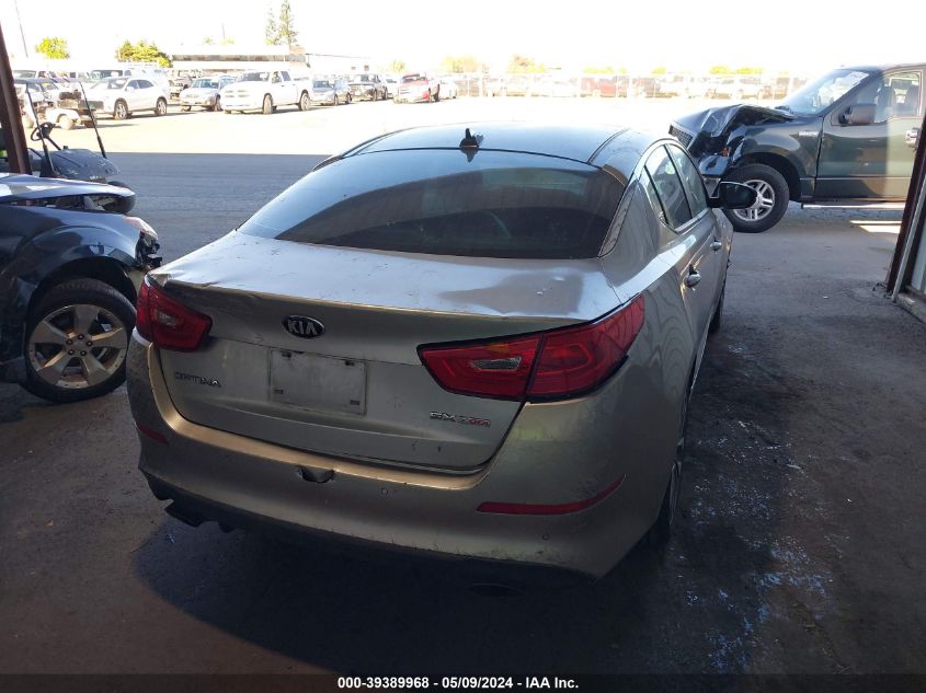 2015 Kia Optima Sx Turbo VIN: 5XXGR4A65FG388722 Lot: 39389968