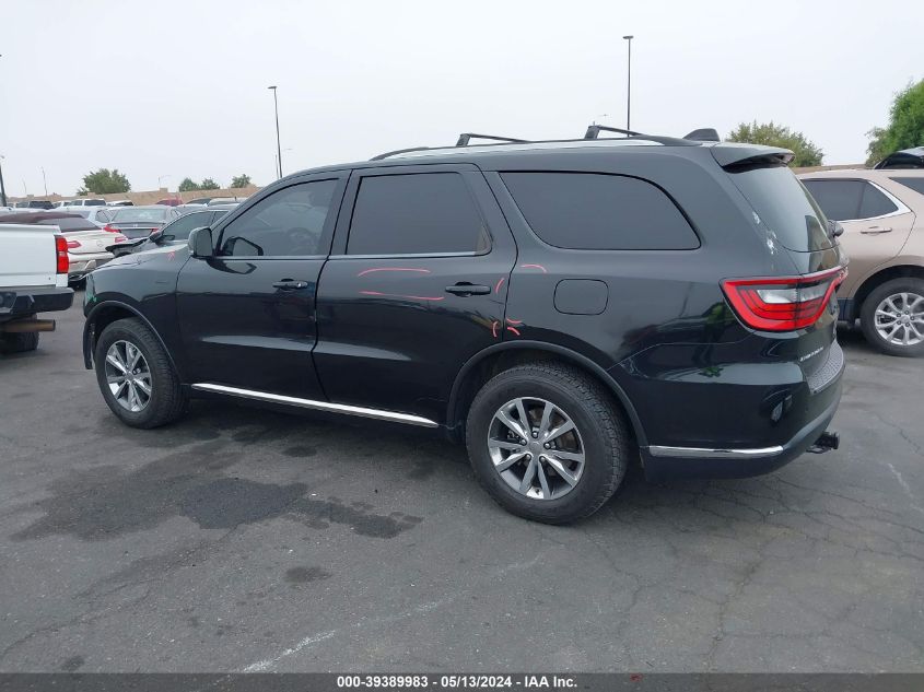 2015 Dodge Durango Limited VIN: 1C4RDHDG6FC922720 Lot: 39389983