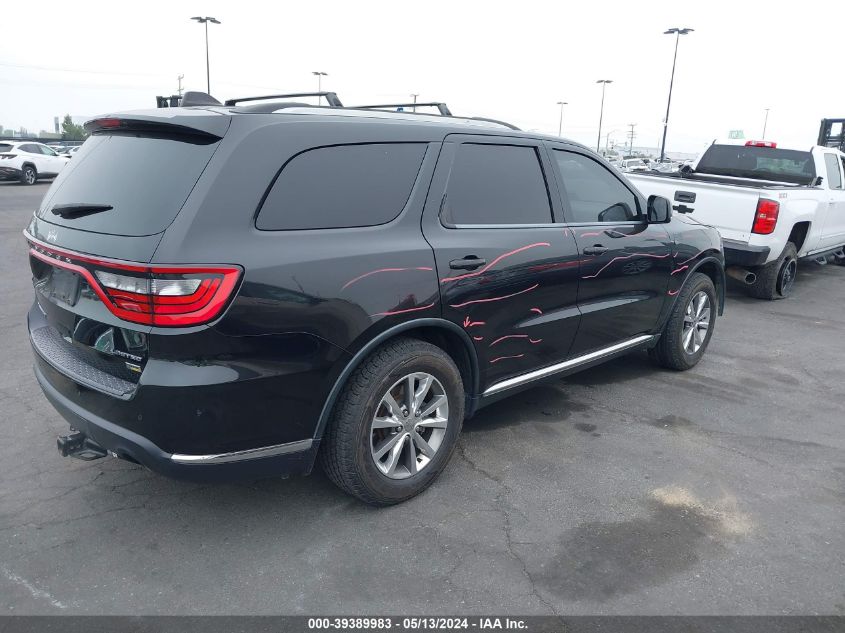 2015 Dodge Durango Limited VIN: 1C4RDHDG6FC922720 Lot: 39389983