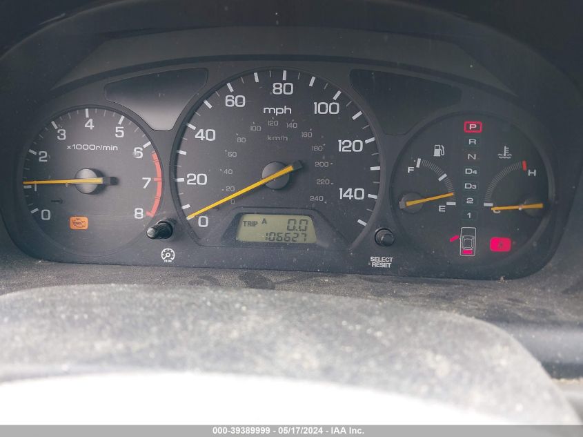 2001 Honda Accord 3.0 Ex VIN: 1HGCG16511A050968 Lot: 39389999