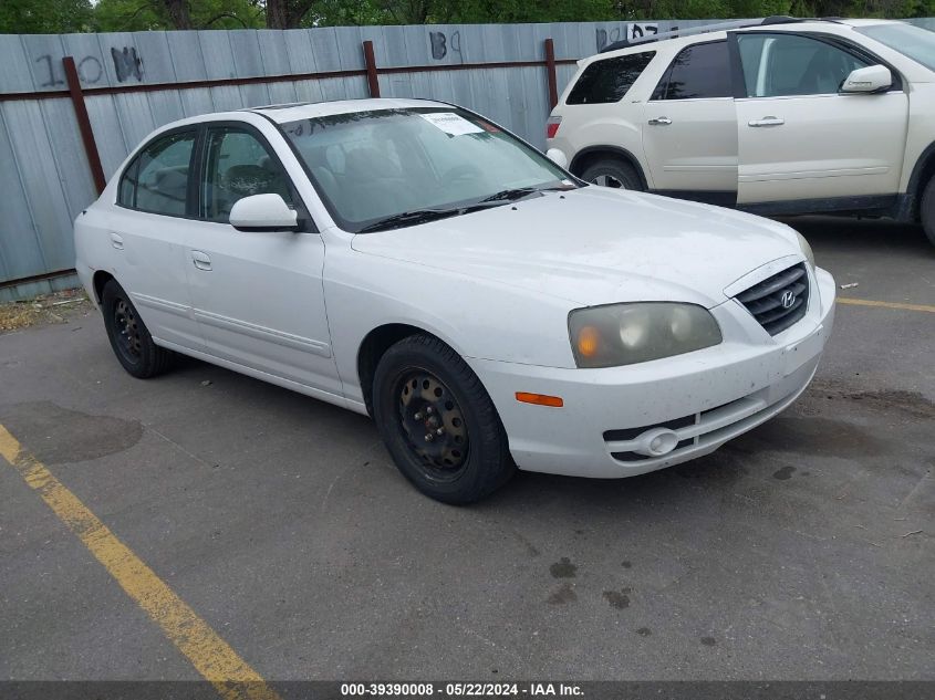 2004 Hyundai Elantra Gls/Gt VIN: KMHDN46D94U712053 Lot: 39390008