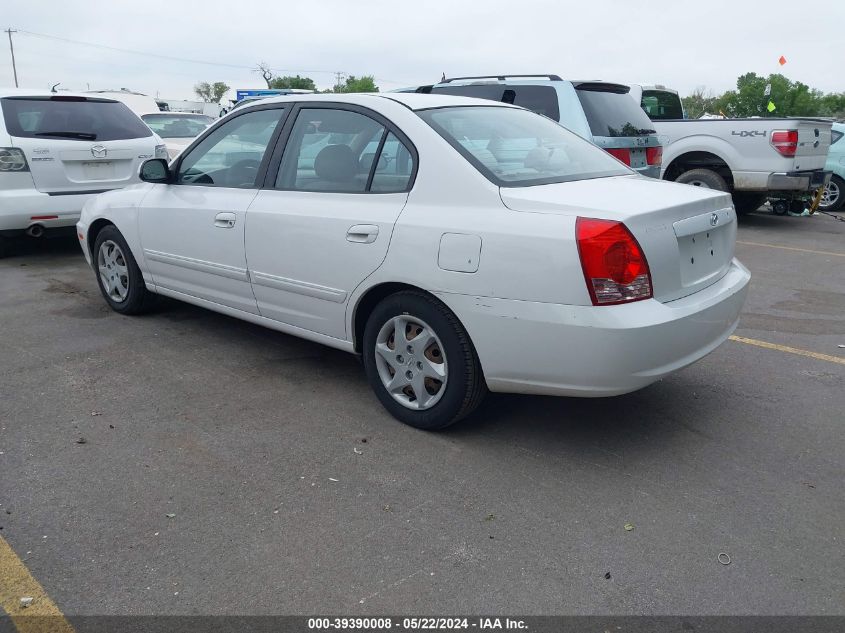 2004 Hyundai Elantra Gls/Gt VIN: KMHDN46D94U712053 Lot: 39390008