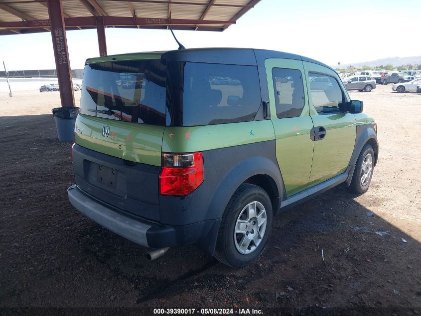 2006 Honda Element Lx VIN: 5J6YH18366L005639 Lot: 39390017