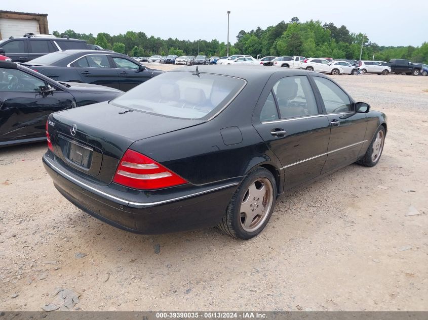 WDBNG75J72A235390 | 2002 MERCEDES-BENZ S 500