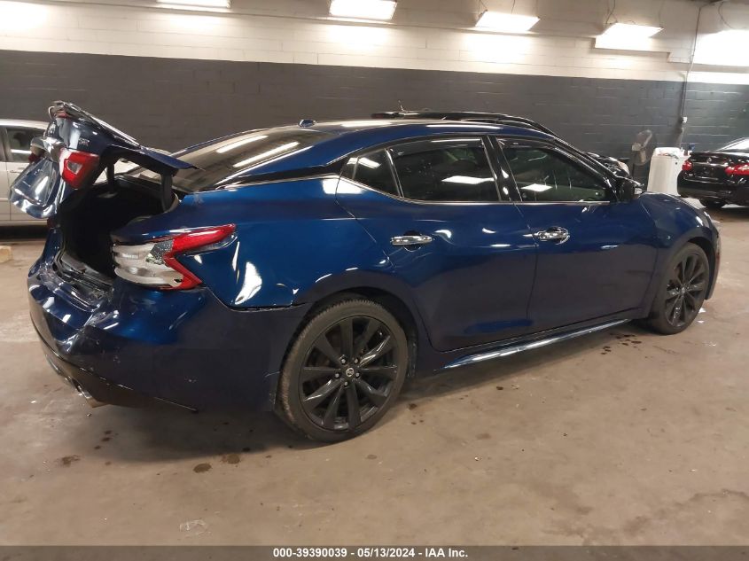 2017 Nissan Maxima 3.5 Sr VIN: 1N4AA6AP8HC385369 Lot: 39390039