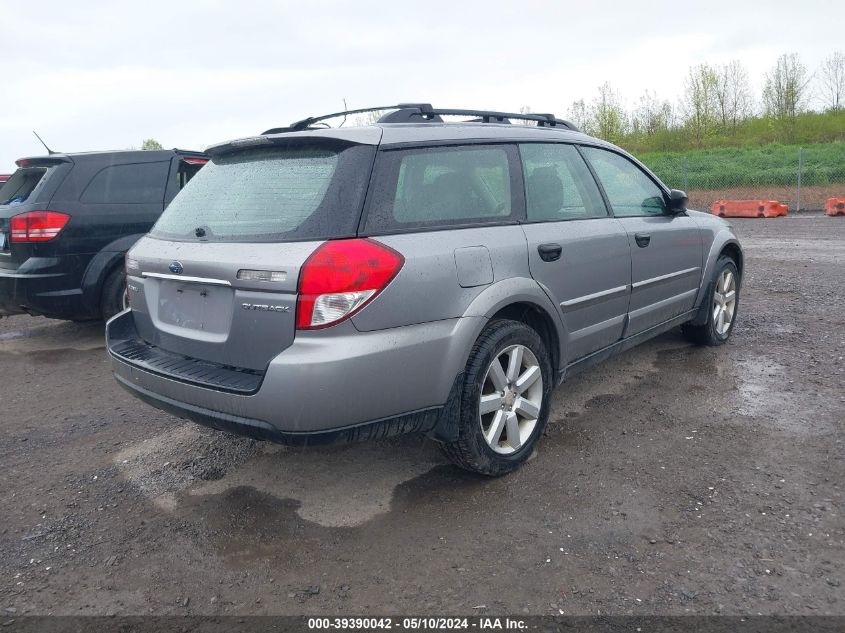 2008 Subaru Outback 2.5I/2.5I L.l. Bean Edition VIN: 4S4BP61C887318916 Lot: 39390042