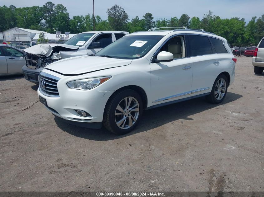 2013 Infiniti Jx35 VIN: 5N1AL0MM2DC344387 Lot: 39390045