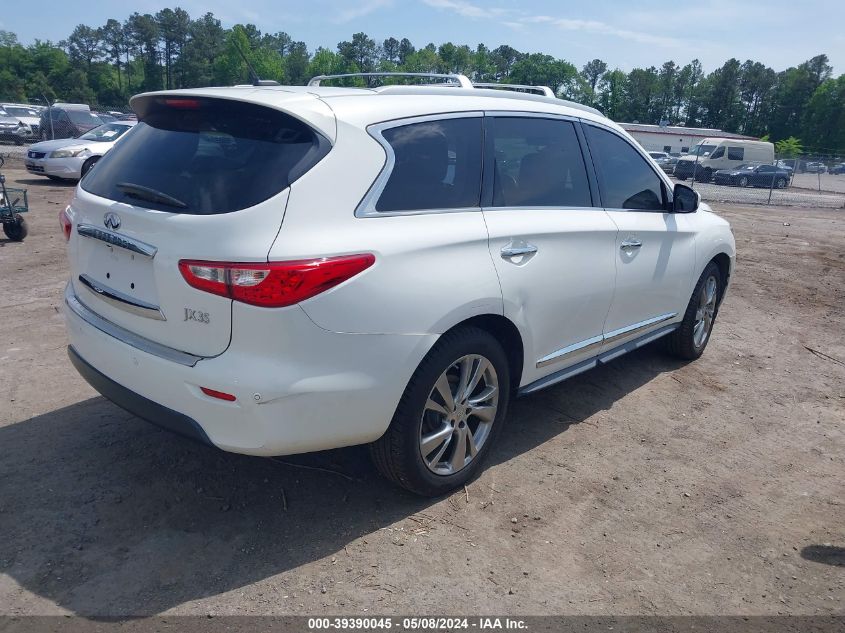 2013 Infiniti Jx35 VIN: 5N1AL0MM2DC344387 Lot: 39390045