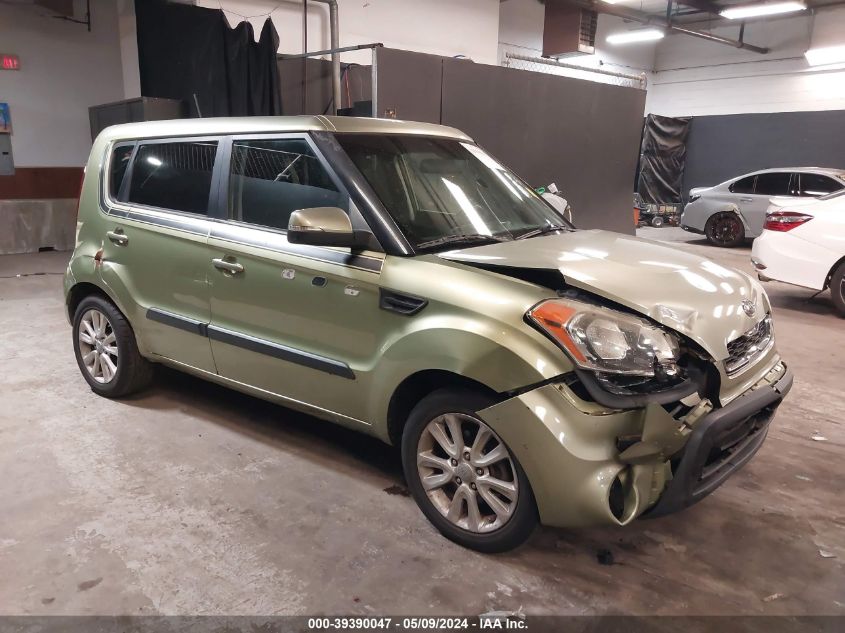 2012 Kia Soul + VIN: KNDJT2A62C7363163 Lot: 39390047