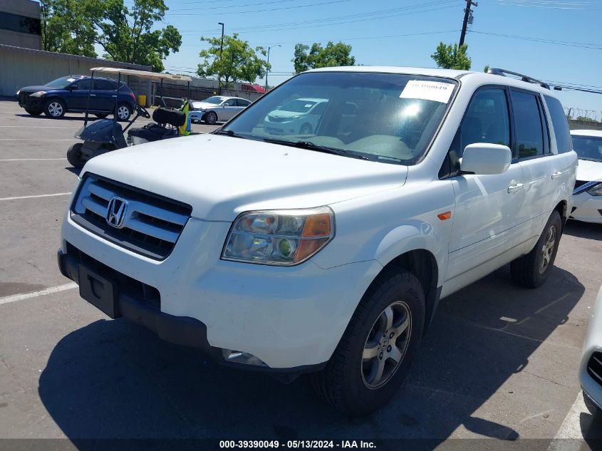 2008 Honda Pilot Ex-L VIN: 5FNYF28588B026100 Lot: 39390049