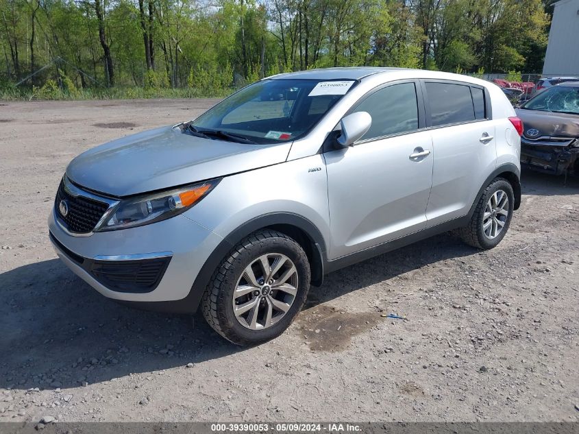 2014 Kia Sportage Lx VIN: KNDPBCAC7E7594815 Lot: 39390053