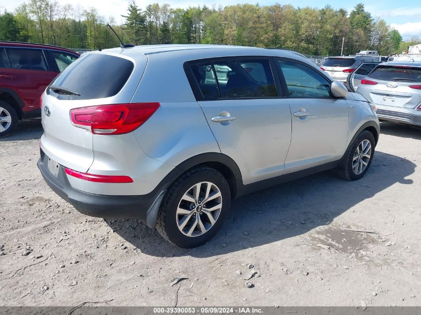 2014 Kia Sportage Lx VIN: KNDPBCAC7E7594815 Lot: 39390053