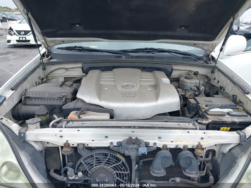 2004 Lexus Gx 470 VIN: JTJBT20X240049583 Lot: 39390063