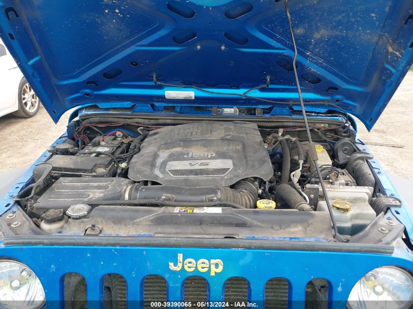 2016 Jeep Wrangler Unlimited Sport VIN: 1C4BJWDGXGL287873 Lot: 39390065