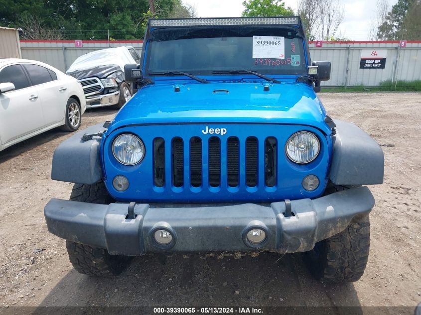 2016 Jeep Wrangler Unlimited Sport VIN: 1C4BJWDGXGL287873 Lot: 39390065