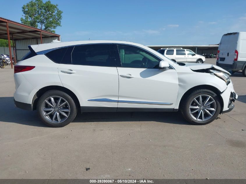 2020 Acura Rdx Technology Package VIN: 5J8TC1H50LL017234 Lot: 39390067