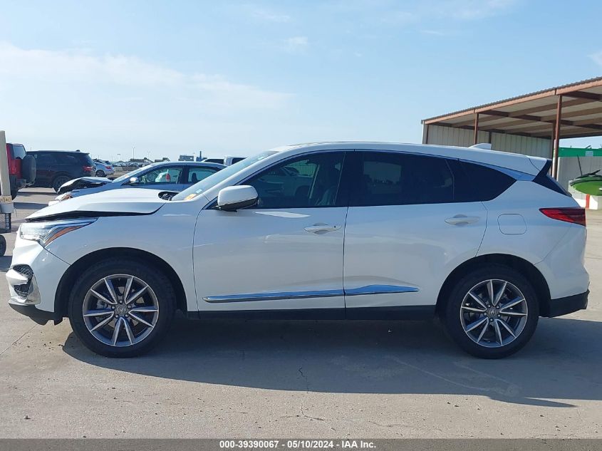 2020 Acura Rdx Technology Package VIN: 5J8TC1H50LL017234 Lot: 39390067