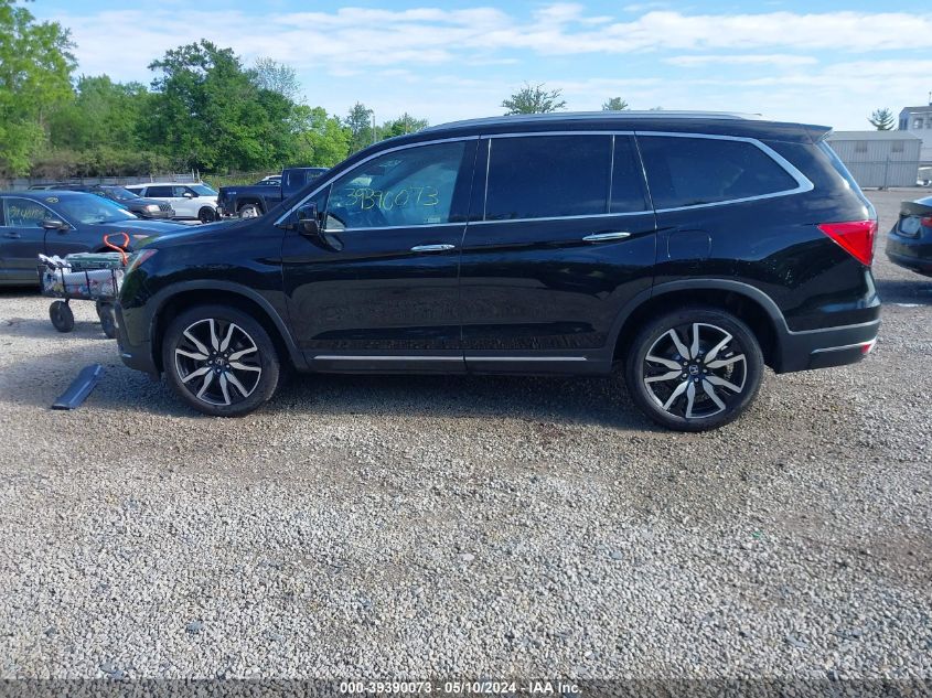 2019 Honda Pilot Elite VIN: 5FNYF6H08KB005945 Lot: 39390073