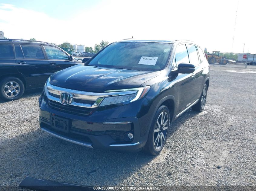 2019 Honda Pilot Elite VIN: 5FNYF6H08KB005945 Lot: 39390073