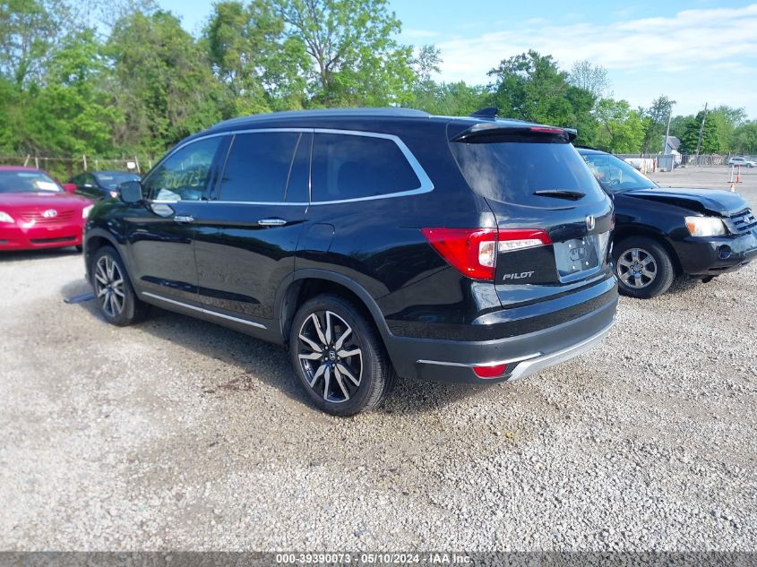 2019 Honda Pilot Elite VIN: 5FNYF6H08KB005945 Lot: 39390073