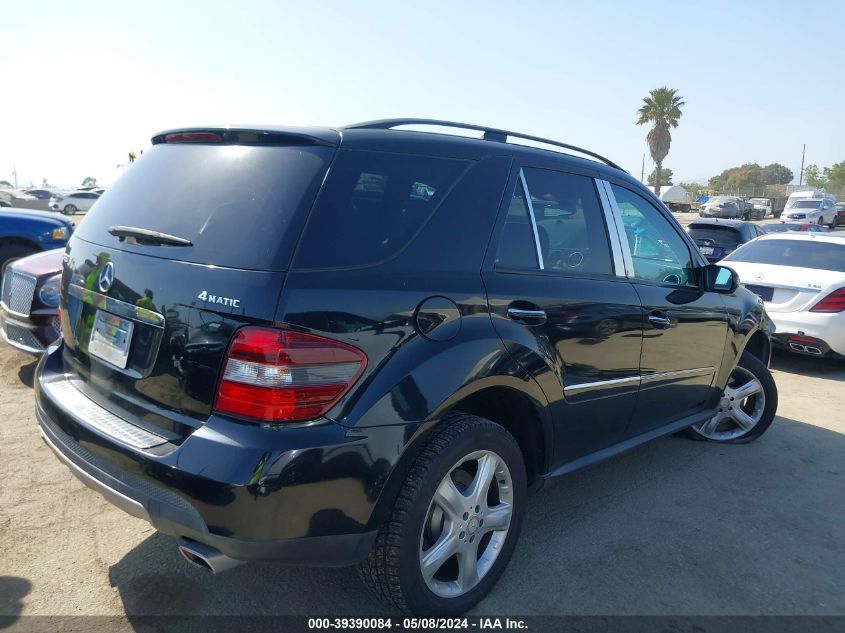 2008 Mercedes-Benz Ml 350 4Matic VIN: 4JGBB86E98A412617 Lot: 39390084