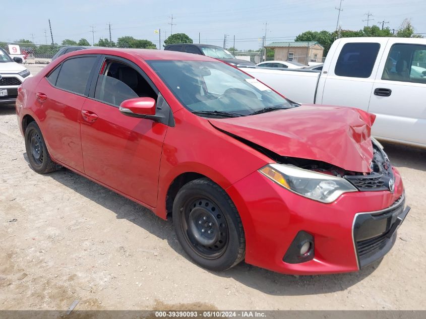 2014 Toyota Corolla L/Le/Le Plus/Le Premium/S/S Plus/S Premium VIN: 5YFBURHEXEP137882 Lot: 39390093