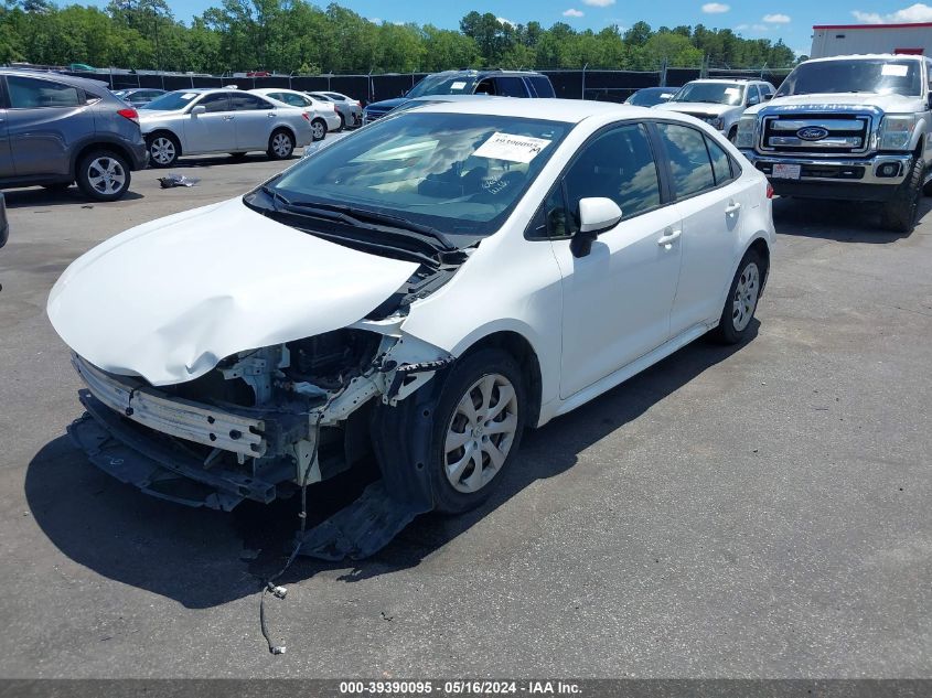 2021 Toyota Corolla Le VIN: JTDEPMAE5MJ139737 Lot: 39390095