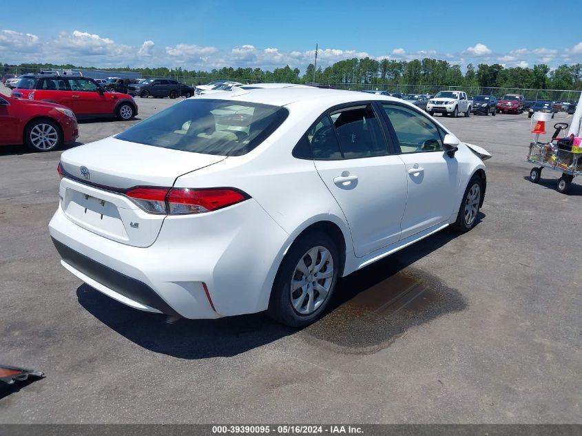 2021 Toyota Corolla Le VIN: JTDEPMAE5MJ139737 Lot: 39390095