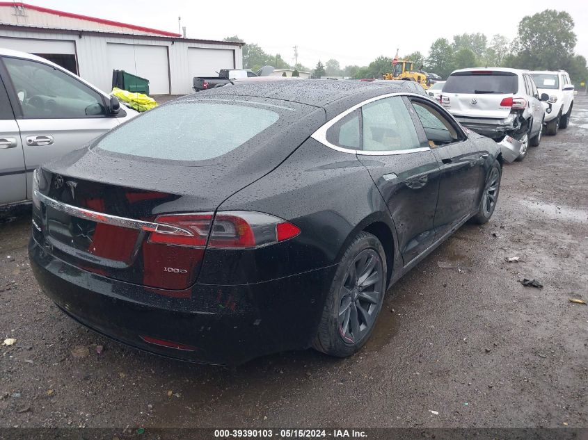 2018 Tesla Model S 100D/75D/P100D VIN: 5YJSA1E22JF296518 Lot: 39390103