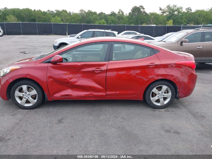 2012 Hyundai Elantra Gls (Ulsan Plant) VIN: KMHDH4AE9CU470872 Lot: 39390106